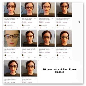 NEW 10 pair RANDOM Paul Frank Glasses from display